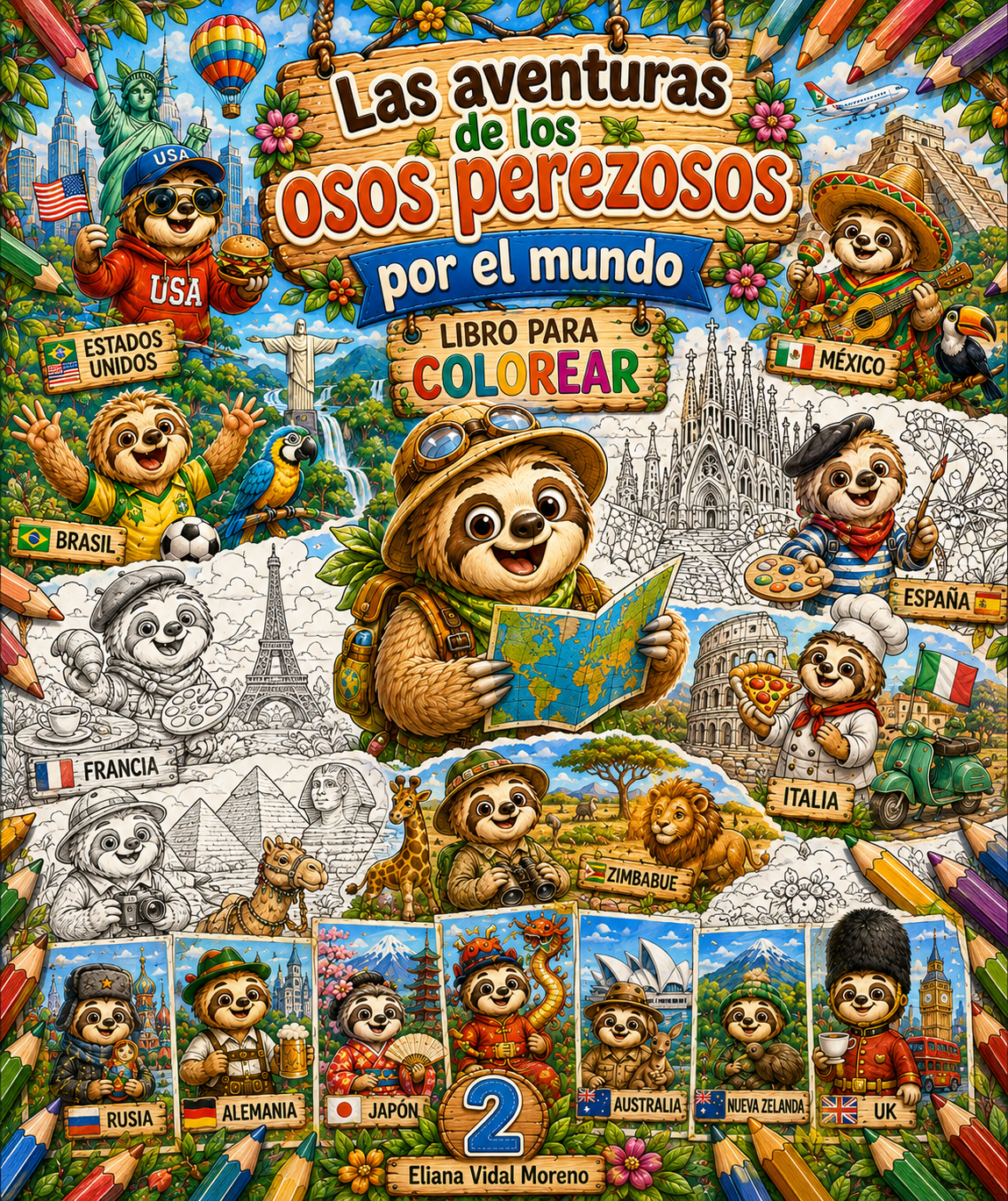 Las Aventuras de los Osos Perezosos Por el Mundo