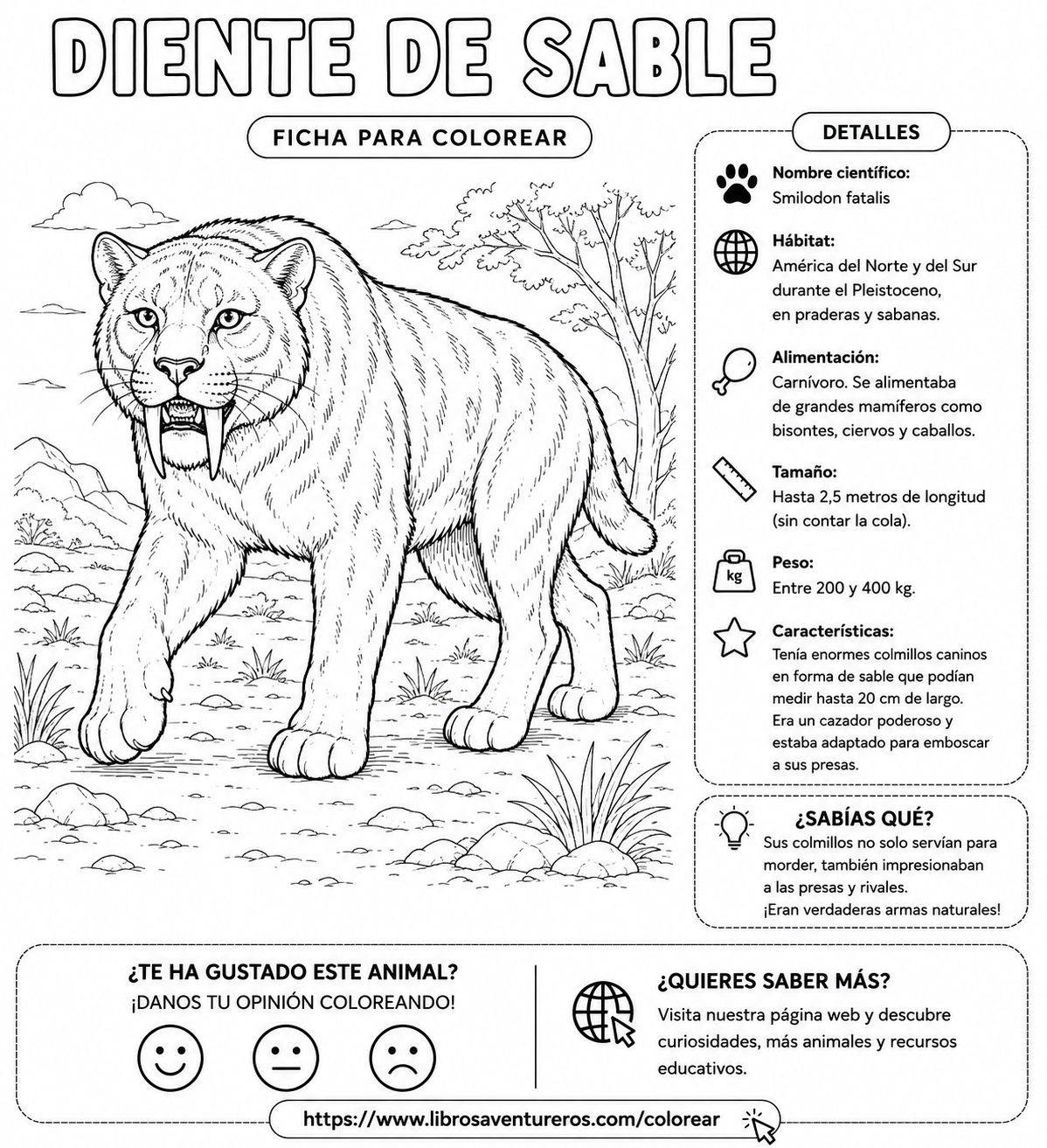 Tigre Diente de Sable