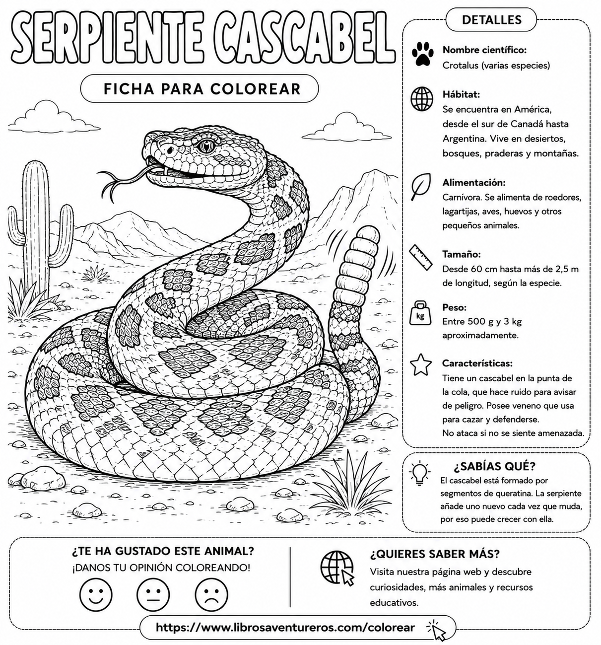 Serpiente Cascabel
